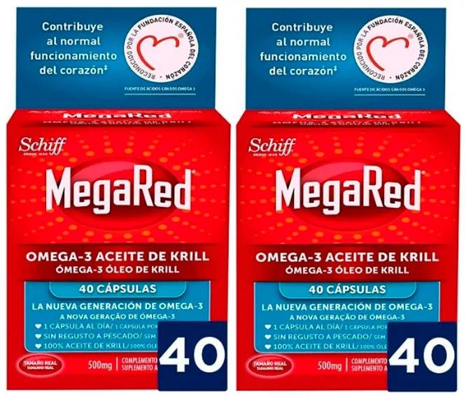 MegaRed Omega 3 Óleo de Krill 60 Cápsulas + 20 gratis