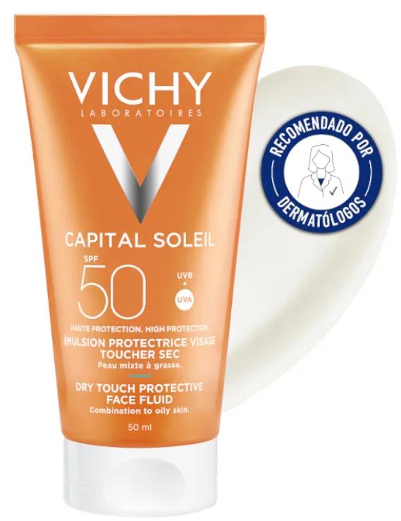 Capital Soleil Facial Emulsion finish dry Vichy SPF50 50ml