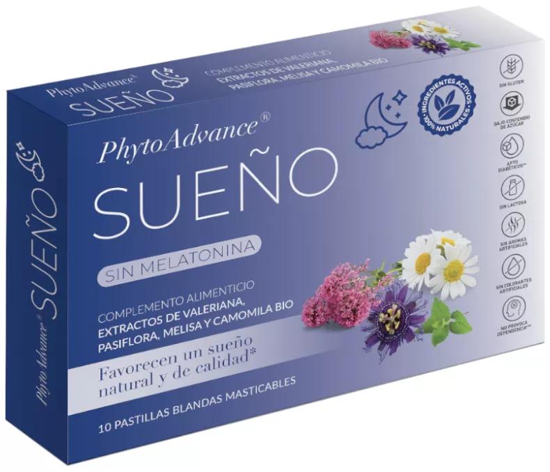 PhytoAdvance Sommeil 10 Comprimés Mous à Croquer