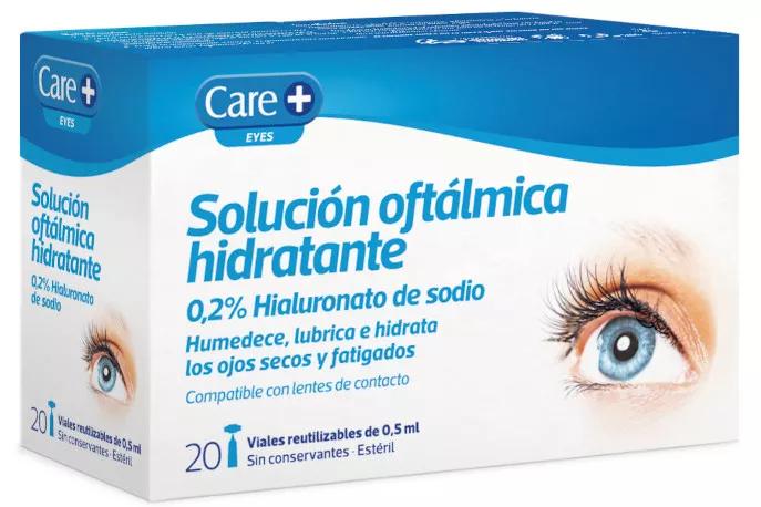 Careplus Solução Ocular 0,2% Ácido Hialurónico Care+Eyes 20 Frascos 0,5ml
