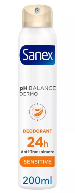 Sanex Deodorante pH Balance Dermo Sensitive 24H Spray 200 ml