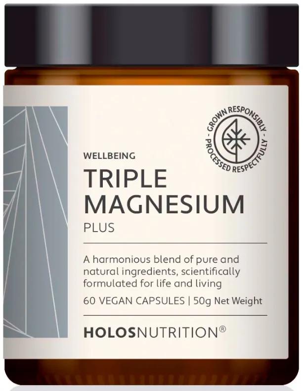 Holos Nutrition Triple Magnésium Plus 60 capsules végétaliennes