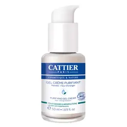 Cattier Crème & Soin Hydratant Gel Crème Purifiant Bio 50ml