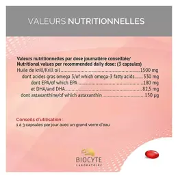 Biocyte Omega 3 Krill 90 capsules