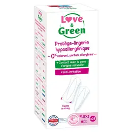 Love & Green Protège-Slips Hypoallergéniques Flexi 28 unités