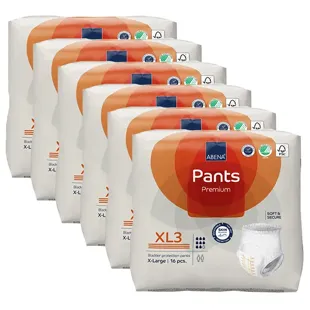 Mutandine assorbenti Abena Frantex Pants Premium taglia XL3 - 16 unità - confezione da 6