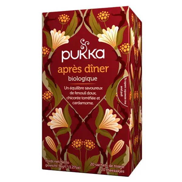 Pukka Organic Ayurvedic After Dinner Herbal Tea 20 teabags