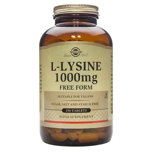Solgar L-lysine 1000mg 250 Tablets