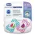Chicco Physio Light Sucette Silicone +16m Rose Lot de 2