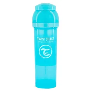 Twistshake Biberon Anti-Colica Blu Pastello +4m 330ml