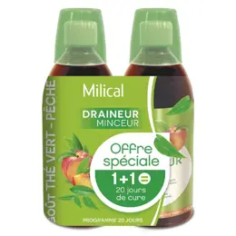 Milical Draineur Ultra Goût Thé Vert Lot de 2 x 500ml