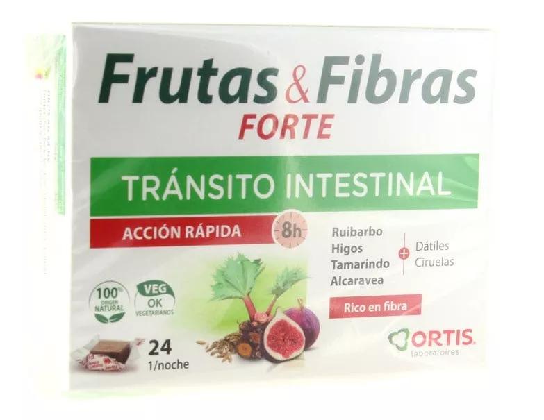 Ortis Fruta e Fibra Forte Transito Intestinal 24 Comprimidos