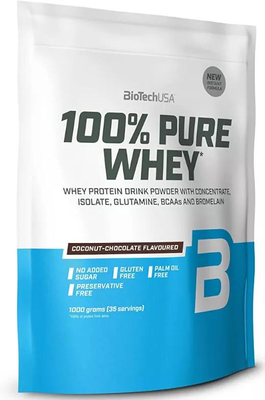 Biotech Usa 100% Pure Whey Proteína Coco-Chocolate 1000 gr