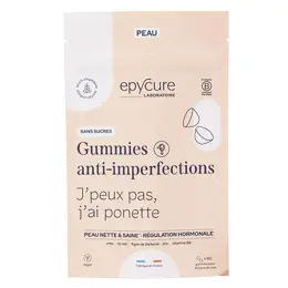 Epycure Peau Gummies Anti-Imperfections pour un joli teint uniforme 60 gummies