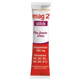 MAG 2 Stick Magnésium et 6 Vitamines B Nervosité Fatigue 30 sticks