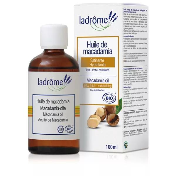 100ml gotas Ladrome aceite vegetal caso tapa de Macadamia BIO