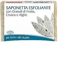 Fior di Loto Saponetta Esfoliante Con Granuli di Frutta Crusca e Alghe 100 g