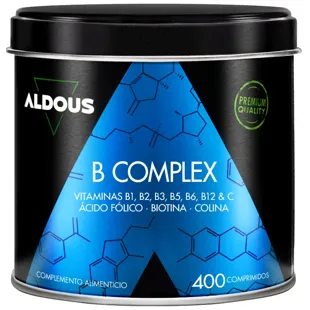 Aldous Bio Complexe Vitamine B + Vitamine C 400 Comprimés