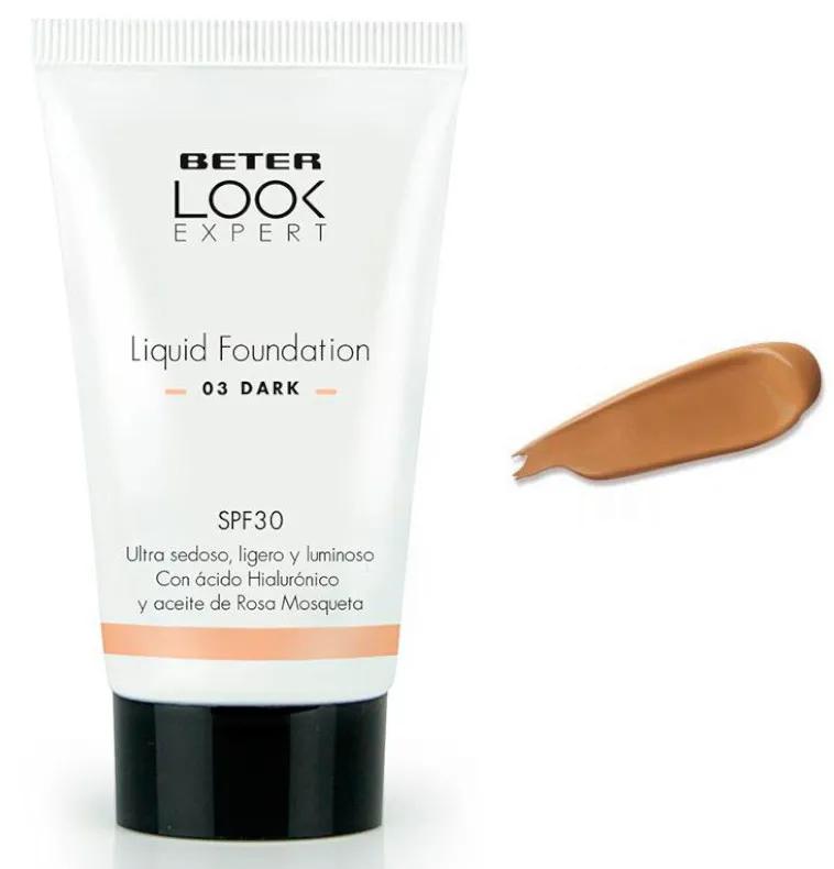 Beter Look Expert Fond de Teint Liquide Foncé SPF30 30 ml