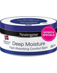 Neutrogena Deep Moisture Comfort Crema Viso e Corpo Pelle Normale e Secca Formula Norvegese 300 ml PROMO