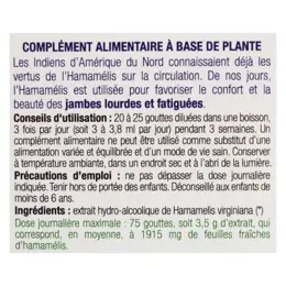 Ladrôme Extraits de Plantes Fraîches Hamamélis Bio 50ml