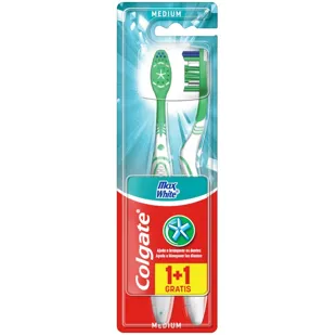 Colgate MaxWhite Medium Brush 1+1 Free
