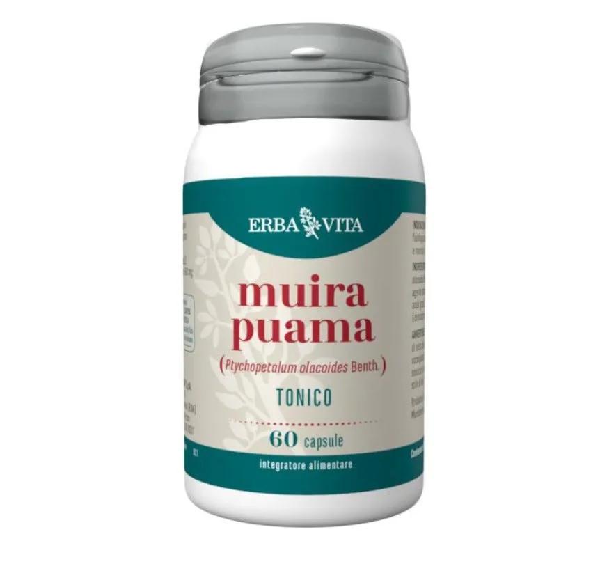 Erba Vita Muira Puama Integratore Tonico 60 Capsule