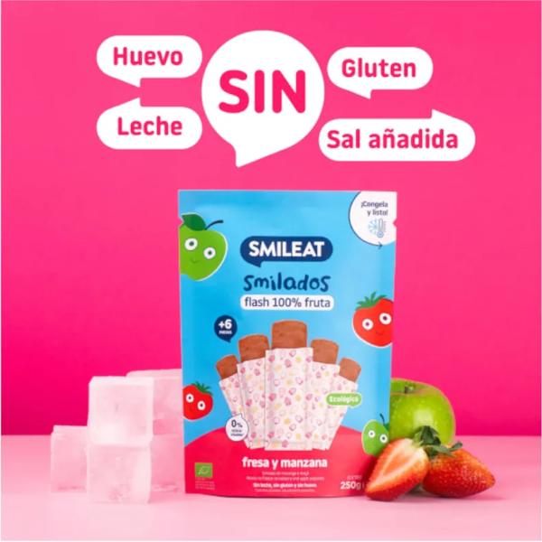 Smileat Smilado Erdbeere und Apfel ECO +6m 5x50 gr