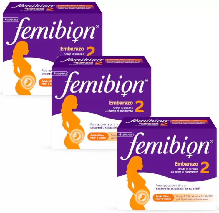 Femibion ​​2 Pregnancy Vitamins Folic Acid 3x28 Capsules + 28 Tablets