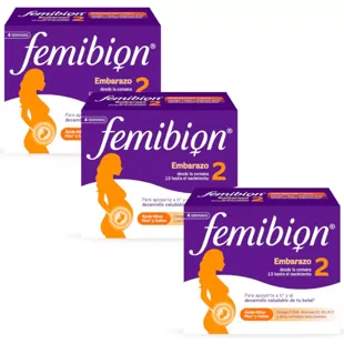 Femibion ​​​​2 Schwangerschaftsvitamine Folsäure 3x28 Kapseln + 28 Tabletten