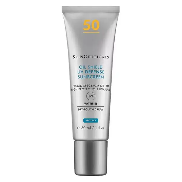 SkinCeuticals Photoprotection Oil Shield UV Defense Sunscreen Protection Solaire Matifiante Visage SPF50 30ml