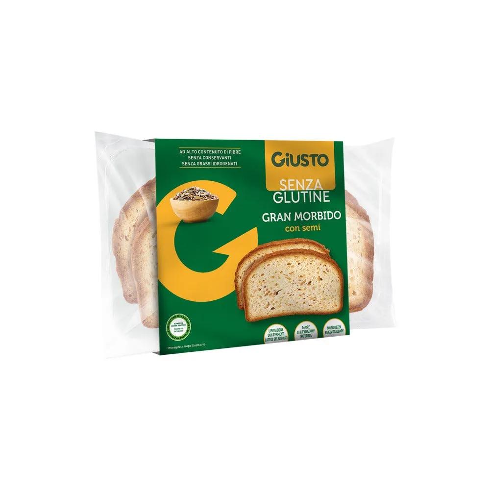 Giusto Senza Glutine Gran Morbido Pane Con Semi 190 g