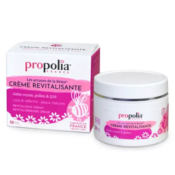 Propolia Les Arcanes de la Reine Crème Revitalisante Peaux Sèches Gelée Royale Pollen & Aloès 50ml