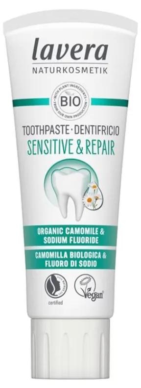 Lavera Sensitive Repair Natural Toothpaste Fluoride and Chamomile BIO 75 ml