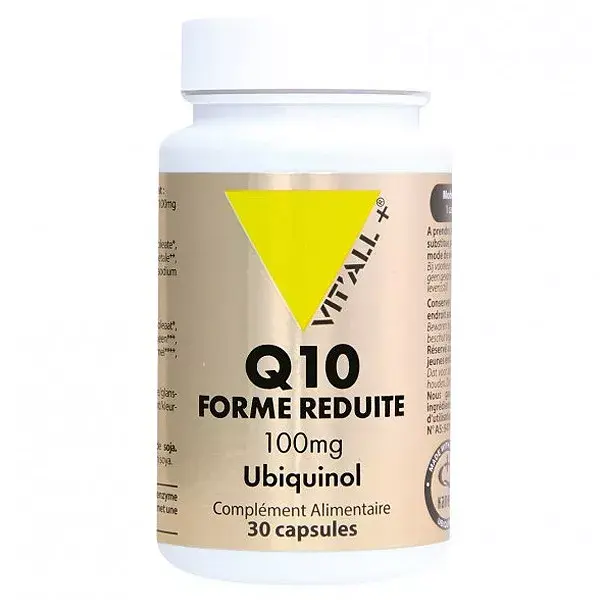 Vit'all+ Q10 Forme Réduite Ubiquinol 100mg 30 capsules