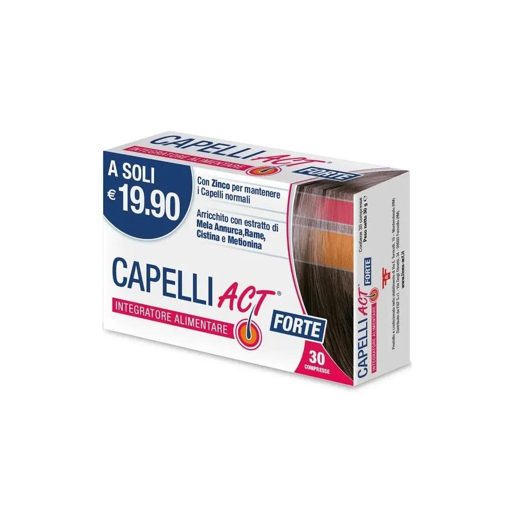 Capelli Act Forte Integratore di Zinco 30 Compresse