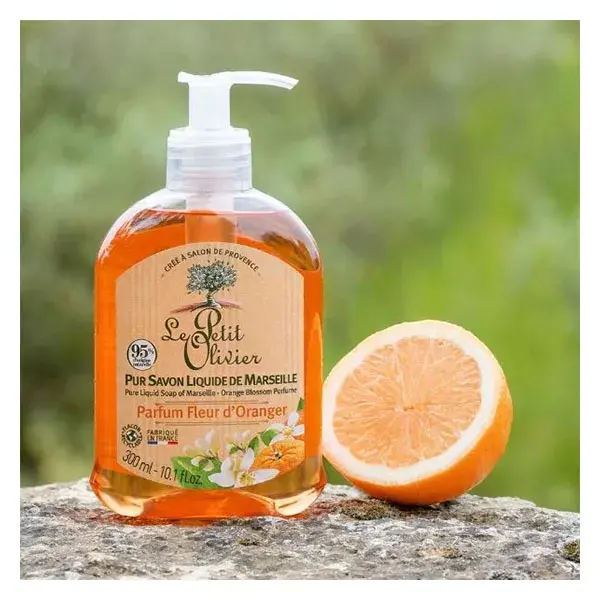 Le Petit Olivier - Pure Marseille Liquid Soap - Orange Blossom 300ml