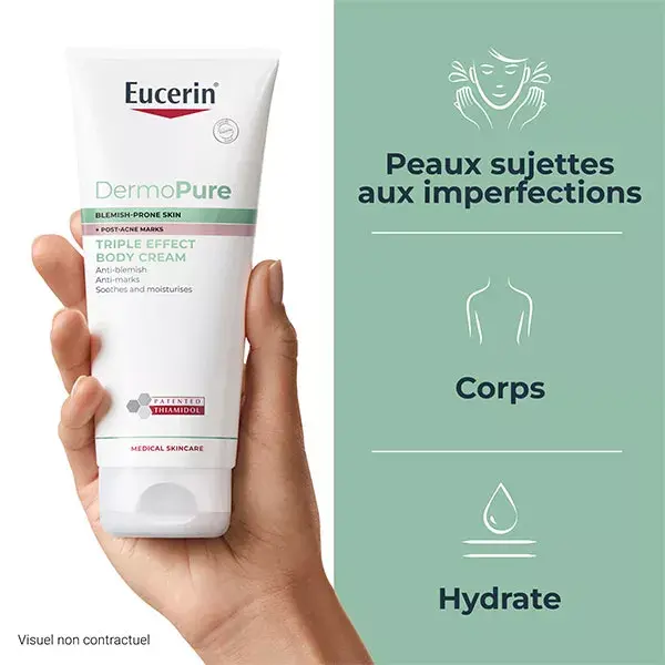 Eucerin DermoPure Crème Corps Triple Action 200ml