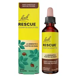 RESCUE® Compte-gouttes GOÛT CHOCOLAT MENTHE - 20 ml