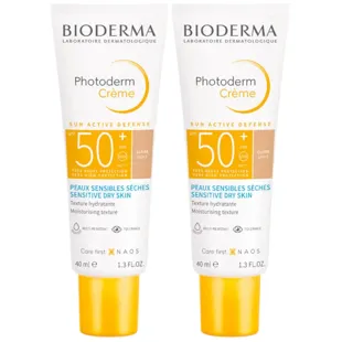 Bioderma Photoderm Sensitive and Dry Skin Light Tone SPF50+ 2x40 ml