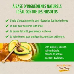 Creme of Nature Pure Honey Hair Food Avocado Crème coiffante 326ml