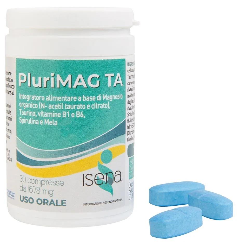 PluriMAG TA Integratore di Magnesio e Vitamina B1 e B6 30 Compresse