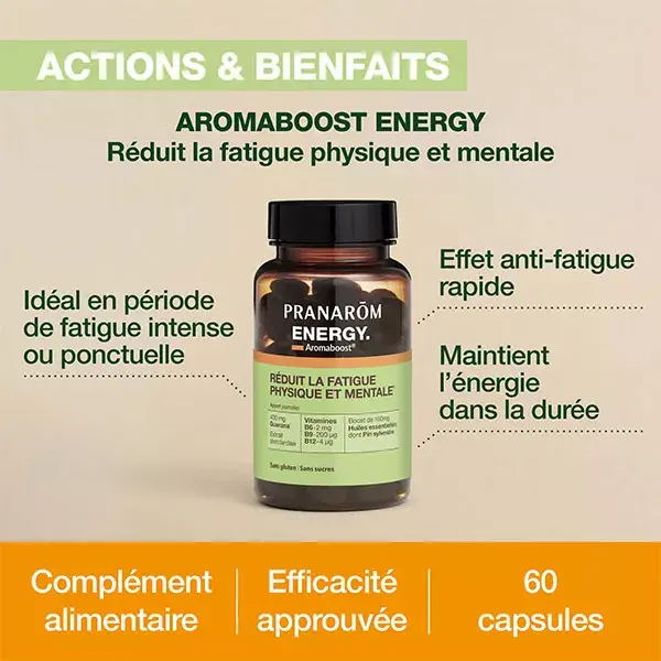 Pranarom Aromaboost Aromaboost Energy 60 Caps