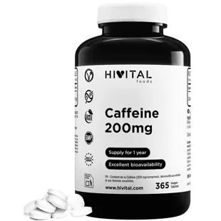 Hivital Caffeine Ahidra 200Mg 365 Tablets