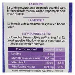 Juvamine Santé des Yeux Lutéine Myrtille 40 gélules