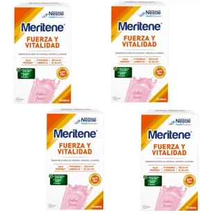 Meritene Força e Vitalidade Morango em Pó 4x15 Envelopes