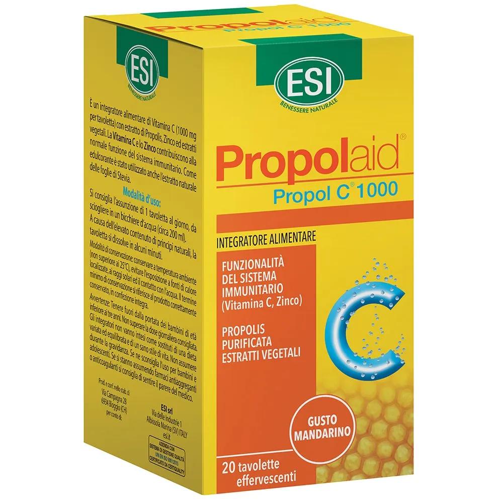 Esi Propolaid Propol C 1000 mg Integratore Difese Immunitarie 20 Compresse