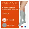 RADIANTE Chaussettes de compression Vert Ressource Taille 3 Classe 2