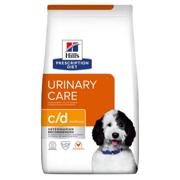 Hill's Prescription Diet C/D Multicare Crocchette Di Pollo Per Cani Sacco 12Kg