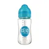 dBb Remond Biberon Large Ouverture Verre Turquoise Translucide 0-4mois 240ml